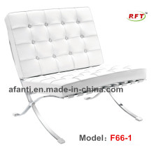 Office Leisure Barcelona cadeira de couro chaise (F66-1)